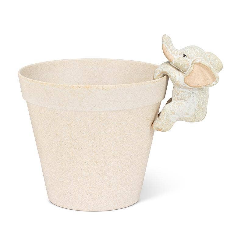 elephant hanging planter Climbing Elephant Pot Hanger-3.5"H – Leaf & Moss