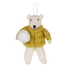 Puffy Coat Animal Orn-3 Assorted-5"H