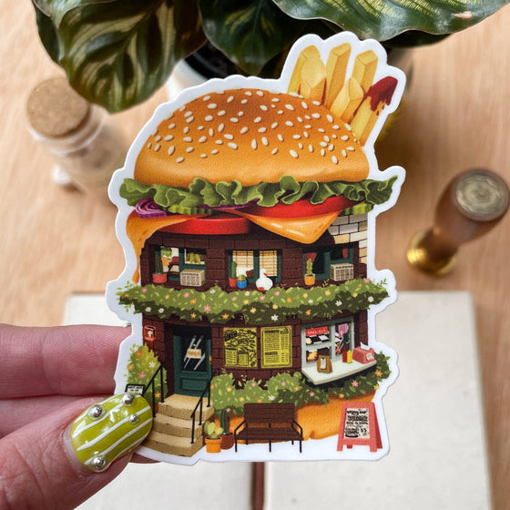 Burger Restaurant Sticker