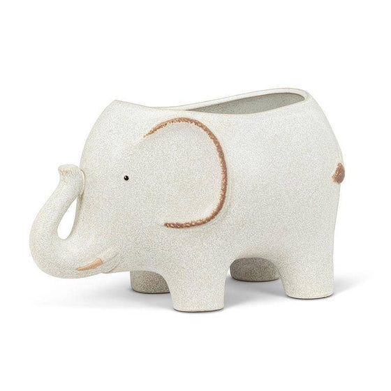 Large Elephant Planter-6x10"L