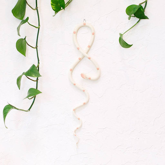 Ceramic Wall Snakes: Selma