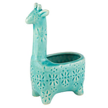  Lake Blue Giraffe Planter - Large