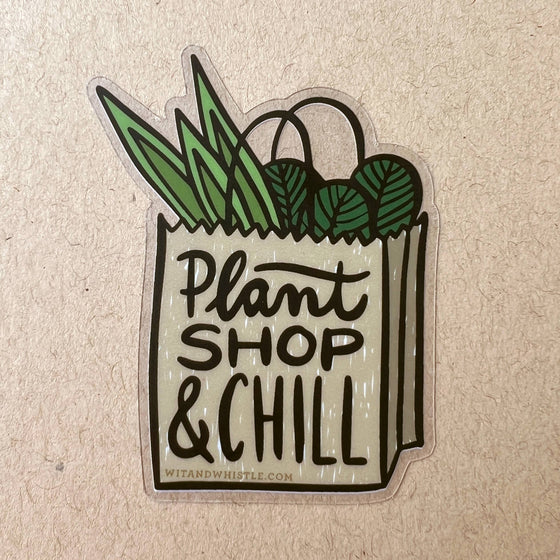 Sticker - Plant Shop and Chill