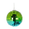 Green/Blue Ombre Mirror Ball Ornament