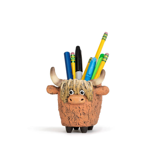 Dougal the Highland Cow Blobhouse Planter