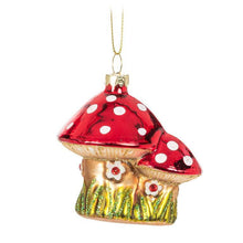  Mushroom Cluster Ornament-3"L