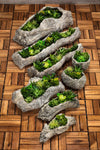 Slim Log Planter: Medium (12"L)