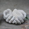 Hand-Shaped Concrete Planters: STYLE B