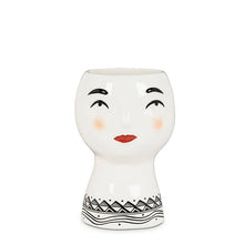  Pretty Lady Head Planter/Vase-6"H