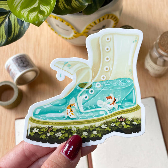 Rain Boot Sticker