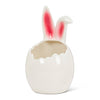 Lg Egg w/Bunny Ears Planter-5.5"H-1204