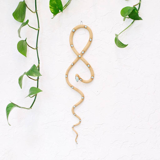 Ceramic Wall Snakes: Sylvia