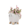 Sm Cat w/Tail Planter-4"L