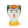 Medium Lady w/Flowers Vase-8" H