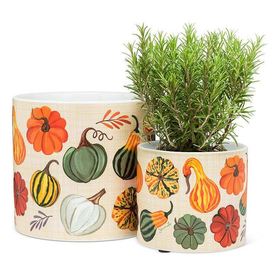 Large Harvest Gourds Planter