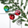 Red Mirror Ball Ornament
