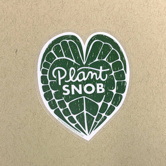 Sticker - Plant Snob