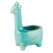  Lake Blue Giraffe Planter - Small