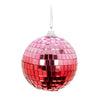 Pink & Red Ombre Mirror Ball Ornament