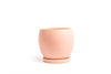 10" Bollé Pots w/Water Saucers - 2pc/cspk: Blush