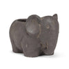Elephant Planter-Grey-7"L