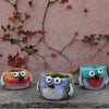 Beautiful Birds Blobhouse Planter