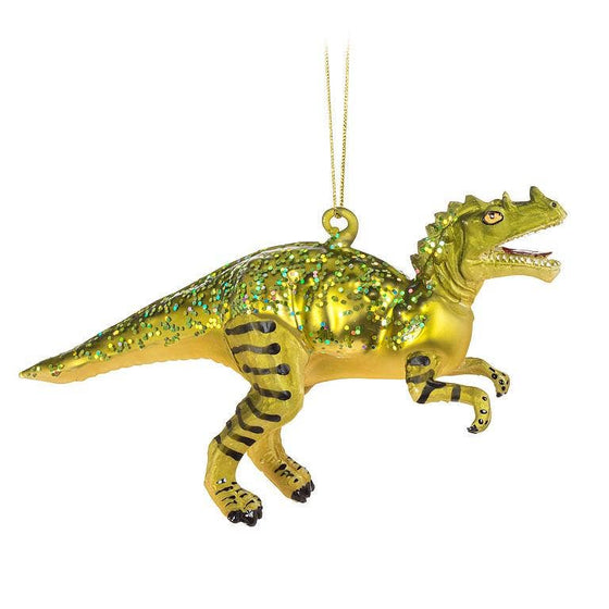 Green T-Rex Ornament-6"L