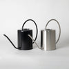 2L Stainless Steel Watering Can: Black