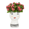 Pretty Lady Head Planter/Vase-6"H