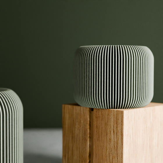 ORBIS Planter: Muted Green / 5 Inches