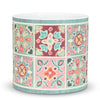 Lg Muted Tile Grid Planter-6"H