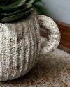 Cement Rustic Teapot Planter