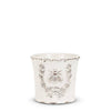 Small Emboss Bee in Crest Planter-3.5"H