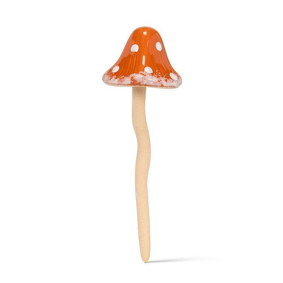 Small Wobbly Dot Mushroom Stake-4 Assorted-7"H