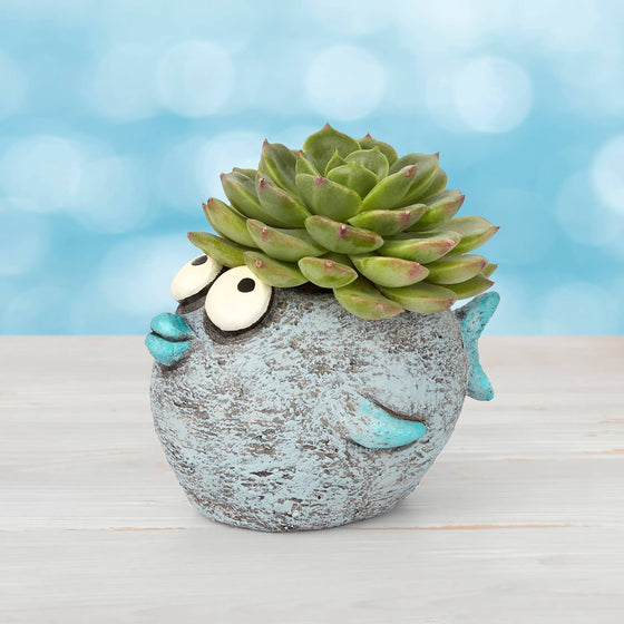 Bubbles Fish Blobhouse Planter