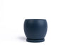 10" Bollé Pots w/Water Saucers - 2pc/cspk: Midnight