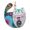 Groovy Cat Ornament-4 Assorted-4.5"H