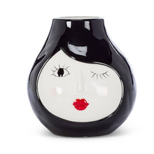  Winking Face Vase-5.5"H