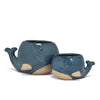 Sm Blue Whale Planter-2" H