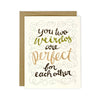 You Two Weirdos Wedding Card