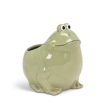  Lg Sitting Frog Planter-6.5"H-857