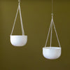 Cleo Hanging Planter | White