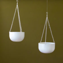  Cleo Hanging Planter | White