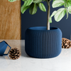 ORBIS Planter: Natural Wood / 5 Inches