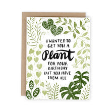  Birthday Plant Card