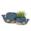 Sm Blue Whale Planter-2" H