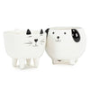 Sm Dog on Legs Planter-3" H