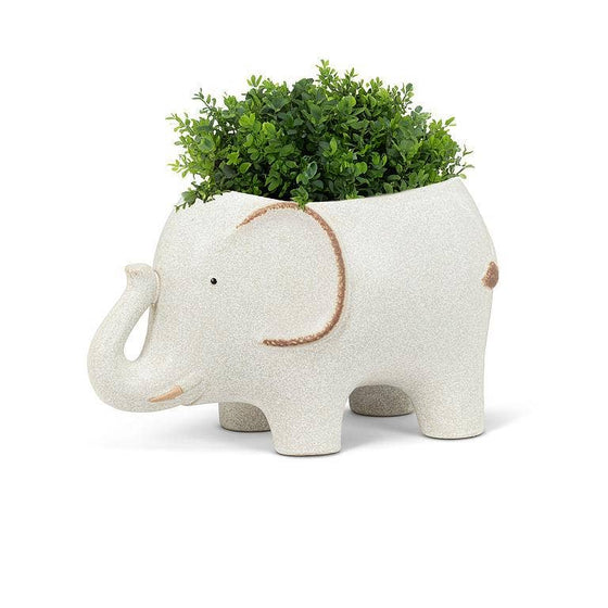 Large Elephant Planter-6x10"L