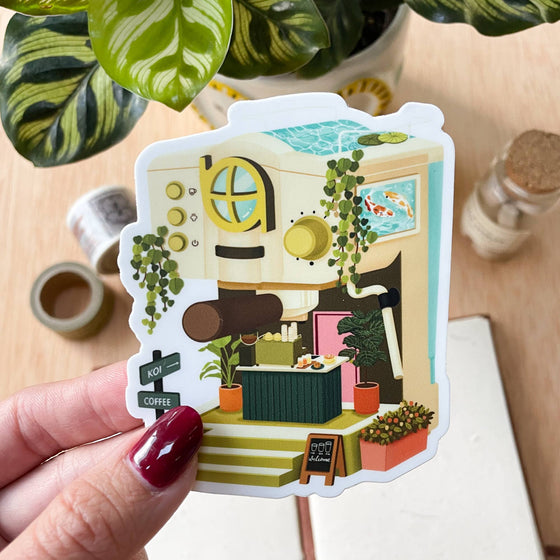 Coffee Shop Sticker