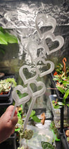 Heart Shaped Acrylic Trellis